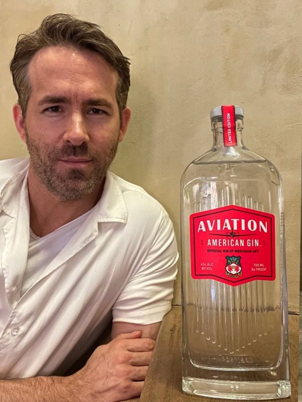 Ryan Reynolds celebrates football club takeover with limited edition Aviation Gin bottle