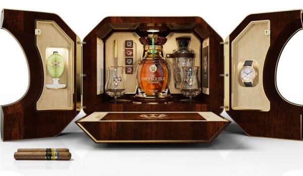 Rare Irish whiskey and bespoke Fabergé 18k gold egg case sells for $2m