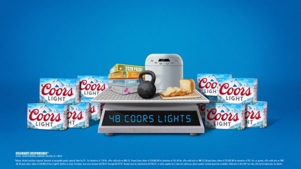 Coors Light will let you trade in your quarantine clutter for its weight in free beer