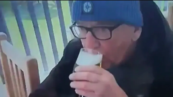 People baffled after spotting man’s choice of first drink at pub as beer gardens reopen