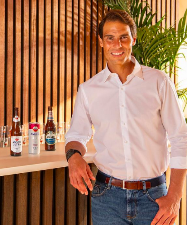 Amstel 0% beer recruits tennis great Rafael Nadal as global ambassador