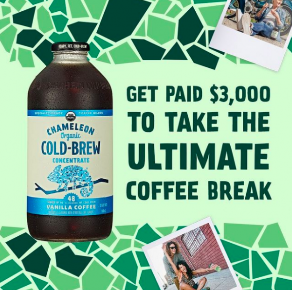 You can now get paid $3,000 to take more coffee breaks during work