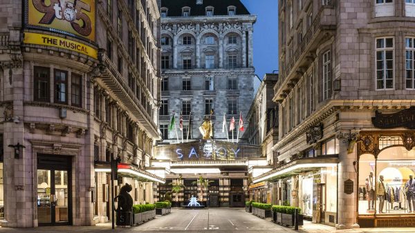 The Savoy opens outdoor bar in forecourt for first time