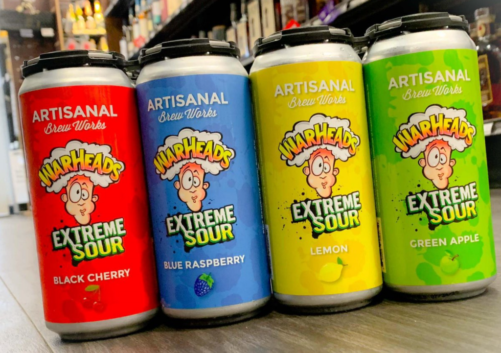 Sour Warhead beers