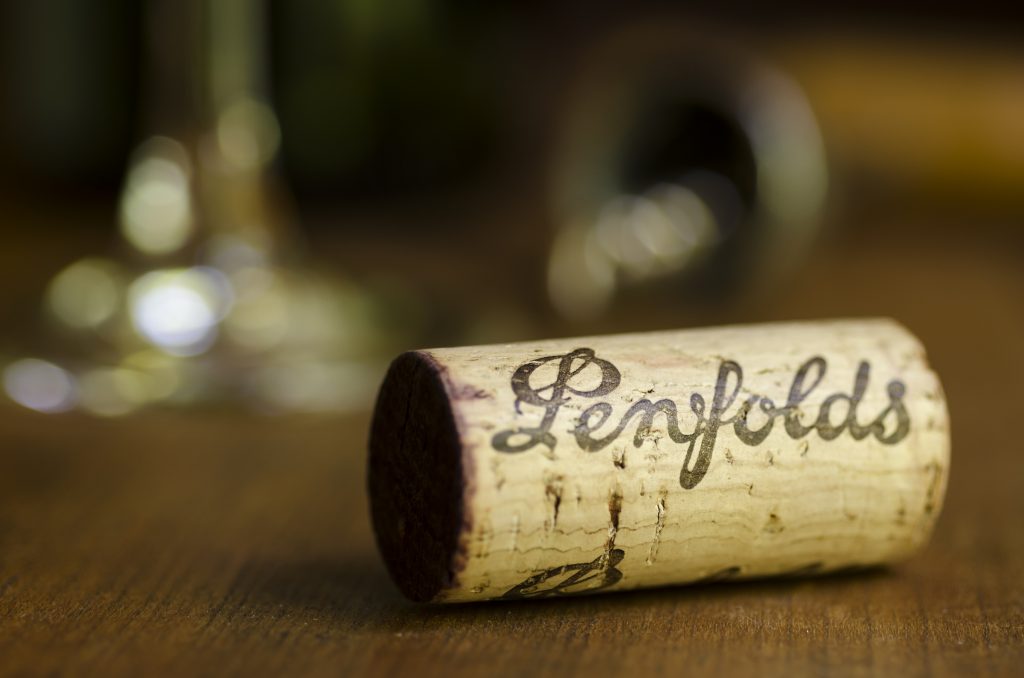 Australian wine exports - a Penfolds cork