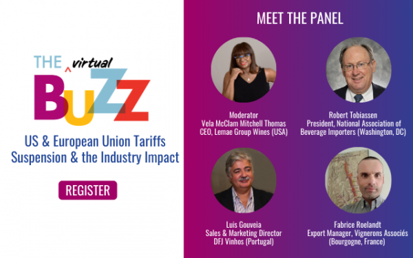 Vinexpo’s Virtual Buzz for April tackles US & European Union Tariffs Suspension impact