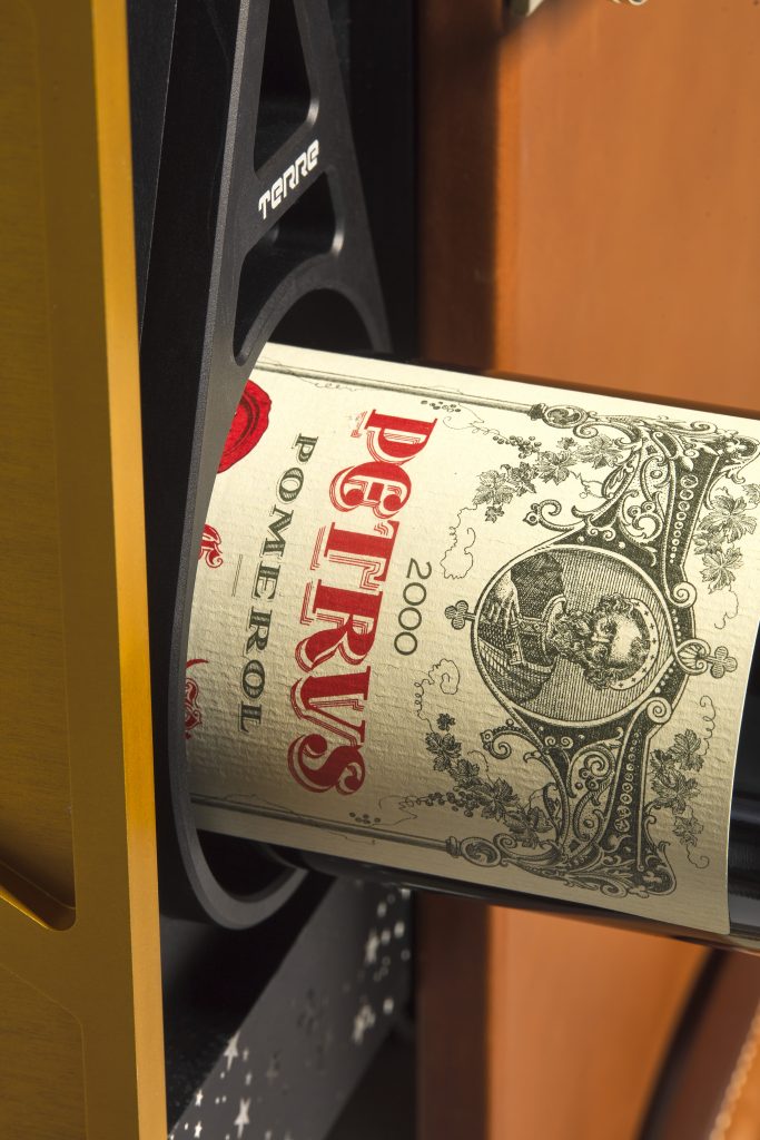 Petrus wine aged in space