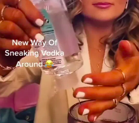 People are sneaking booze into bars in hand sanitiser bottles and it’s sparked a debate