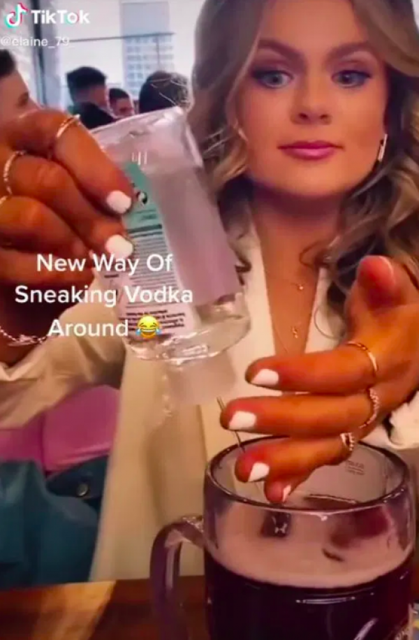 People are sneaking booze into bars in hand sanitiser bottles and it’s sparked a debate
