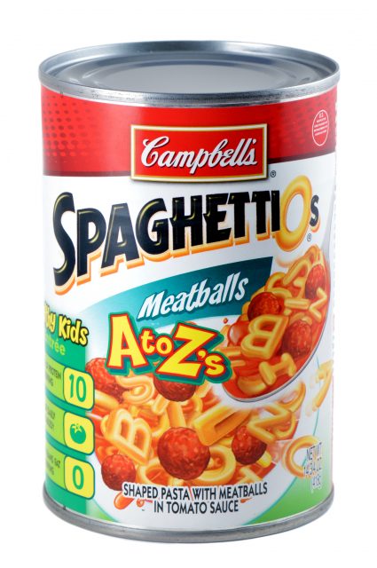 death row meals: SpaghettiOs
