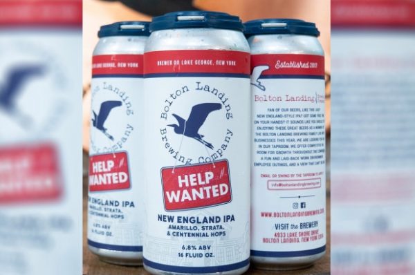New York brewery lists job vacancies on its beer cans
