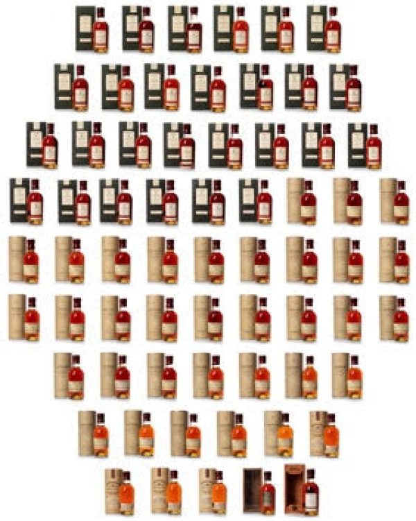 Man sells astonishingly rare vertical whisky haul of 66 bottles