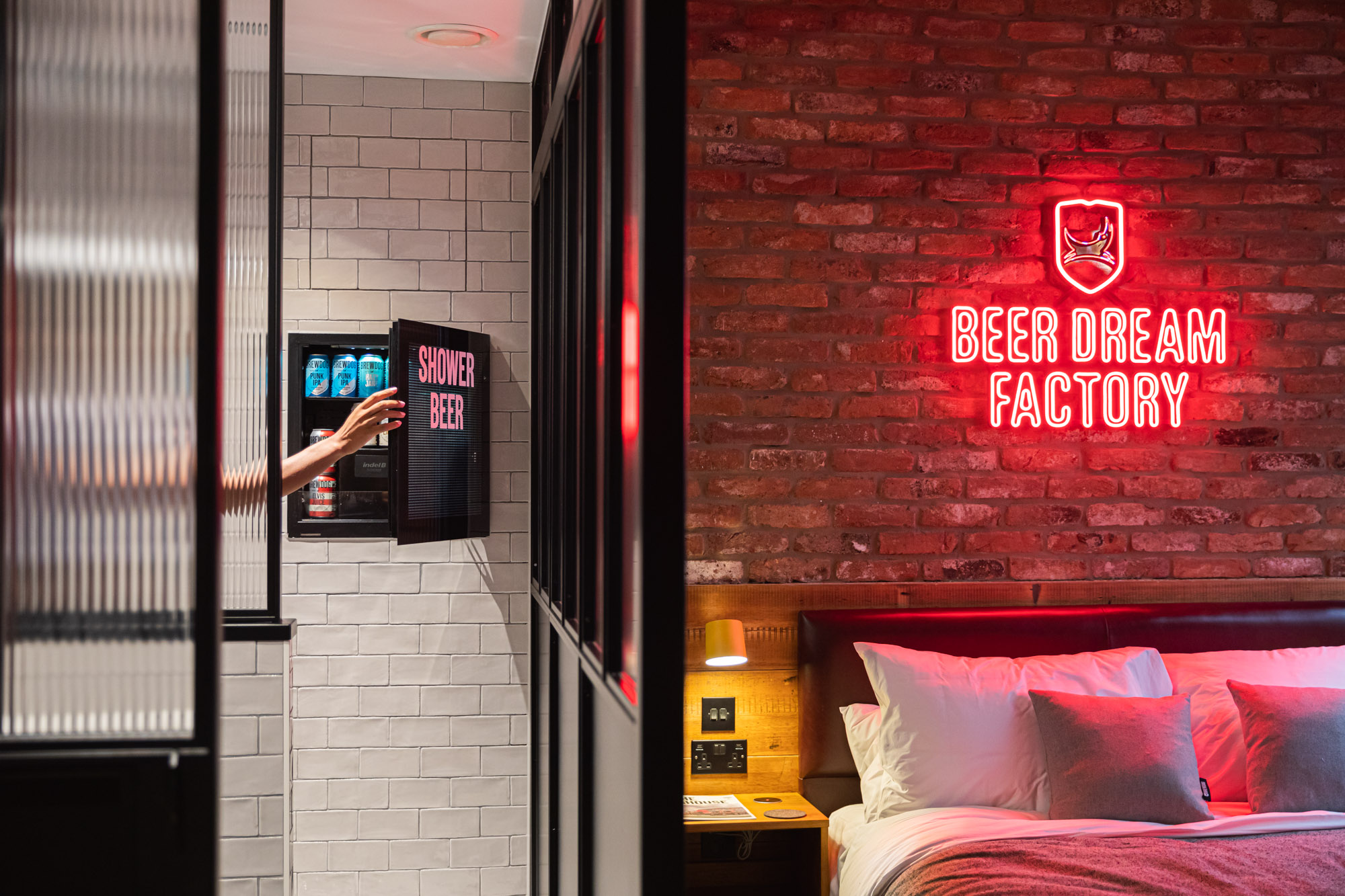 Inside one of the rooms in DogHouse Manchester: BrewDog’s craft beer hotel launches in Manchester
