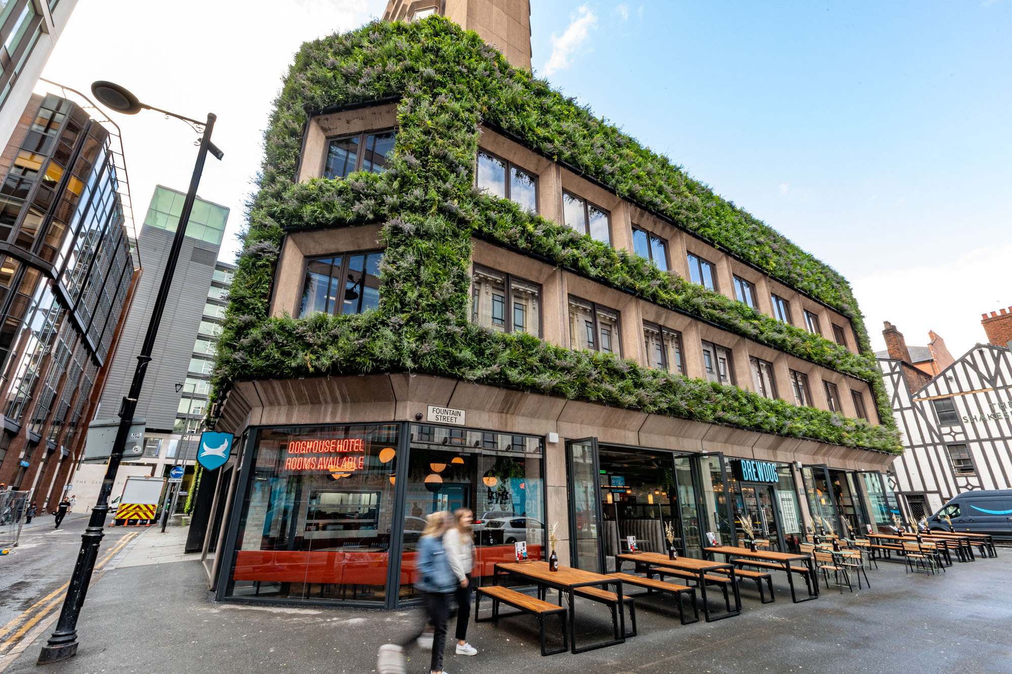 Outside DogHouse in Manchester: BrewDog’s craft beer hotel launches in Manchester