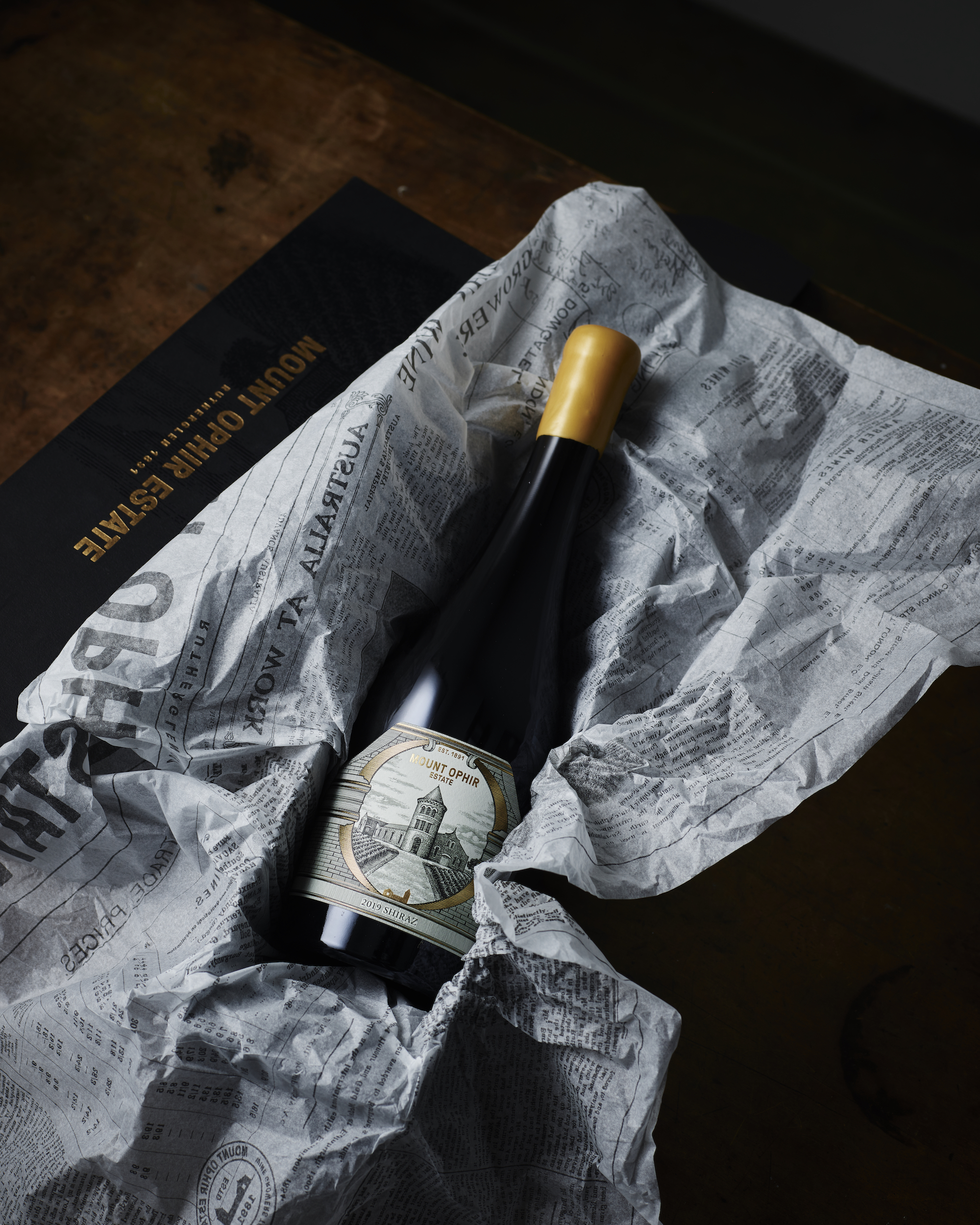 Bottle of Mount Ophir Estate 2019 Shiraz: Australian winery Mount Ophir Estate releases 2019 Shiraz, at $500 a bottle
