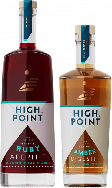 Bottle shot of Ruby Aperitif and Amber Digestif: Harbour Brewing founder launches first alcohol free aperitif and digestif