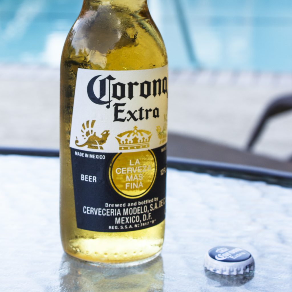 most popular beers on the world - a bottle of corona beer