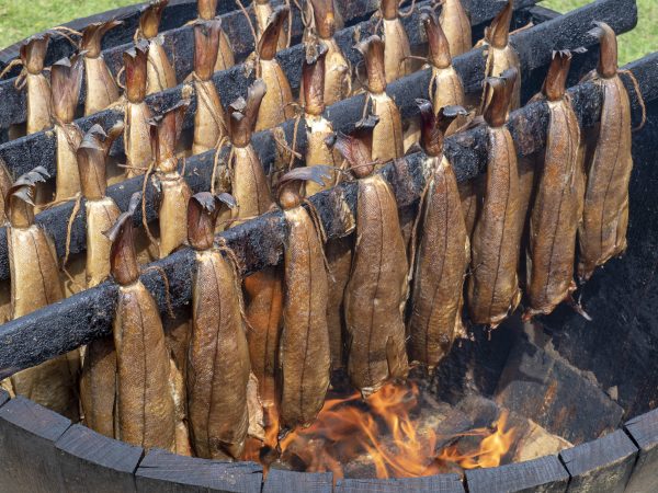 What happens when you make gin in a fish smokehouse?