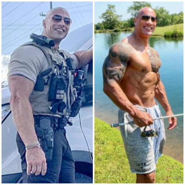 Dwyane 'The Rock' Johnson doppelgänger