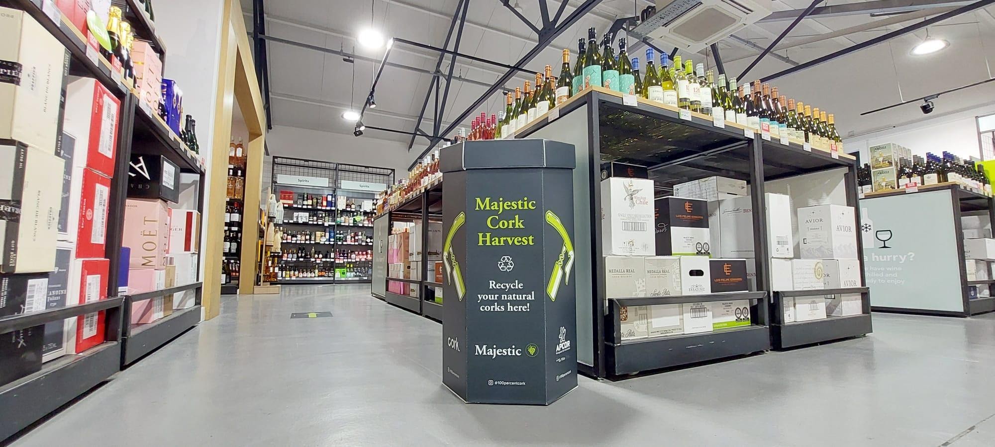 Majestic rolls out the UK's first cork recycling initiative
