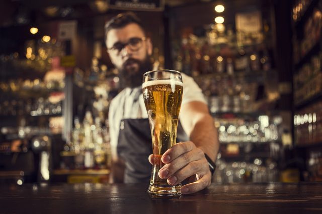 Bartender quits job