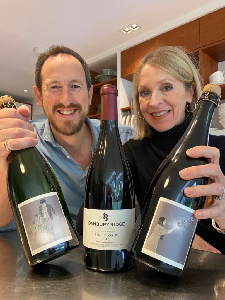 Two MWs holding up their wines: MWs tackle climate change with charity wine sale