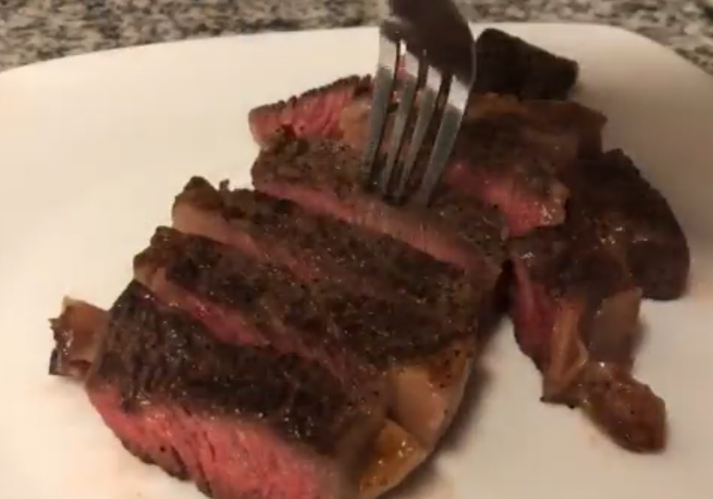 Cook a steak in the dishwasher