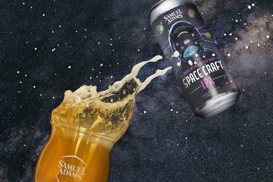 beer made from hops launched into space goes on sale
