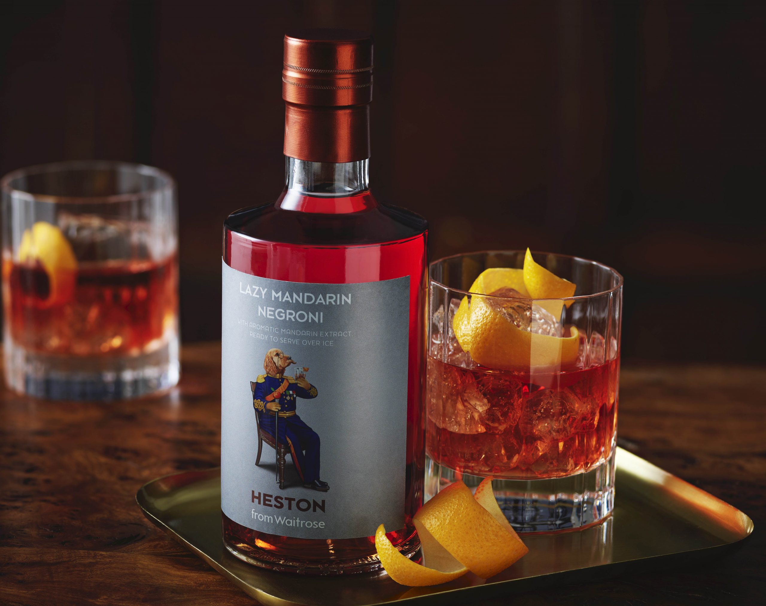 Heston Blumenthal launches Lazy Mandarin Negroni at Waitrose