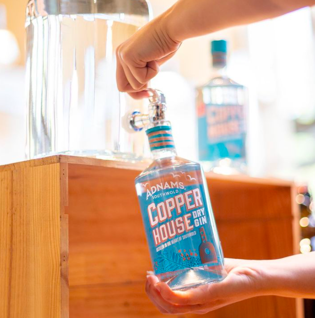 Adnams launches refillable beer, wine and gin in shops