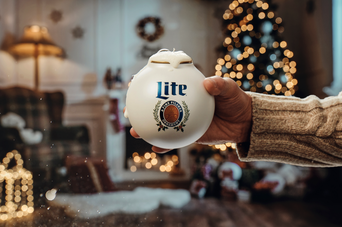 Miller Lite beer Christmas