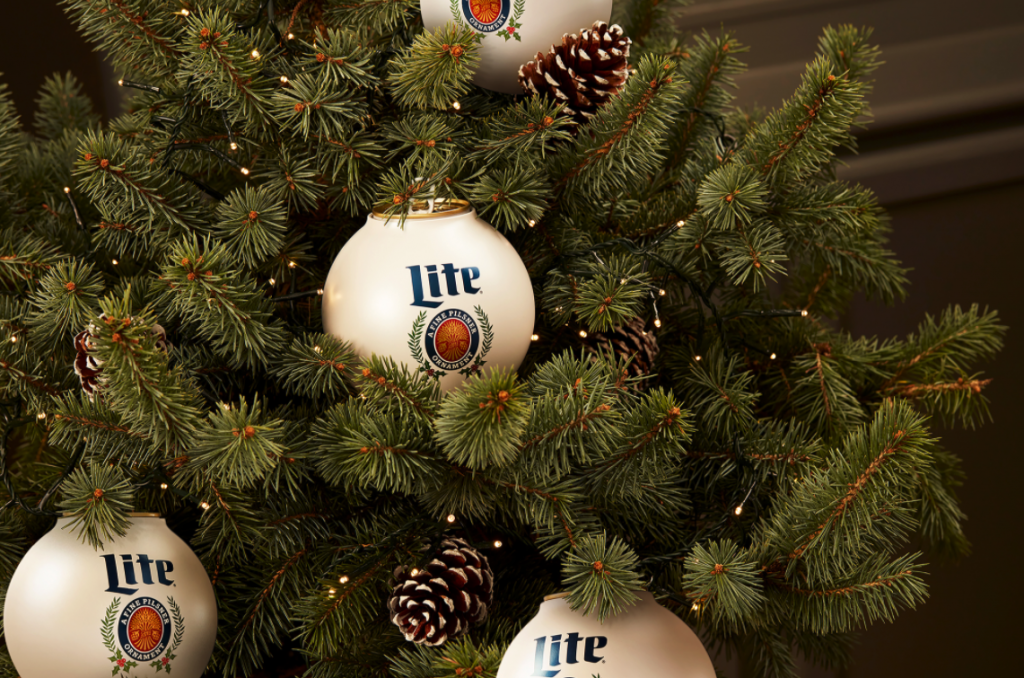 Miller Lite beer Christmas