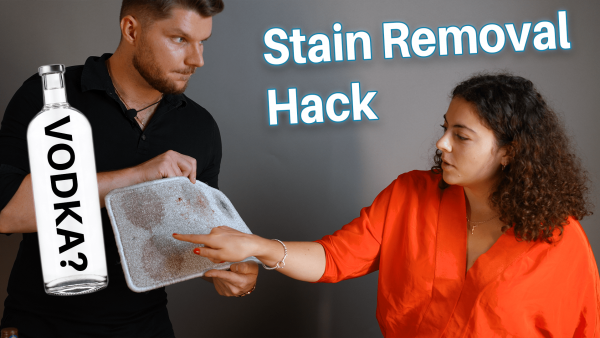 Does vodka work as a stain remover?