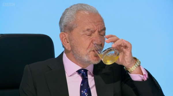 Lord Sugar compares alcohol-free drink to urine on The Apprentice