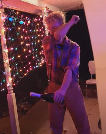 Open Champagne sabering