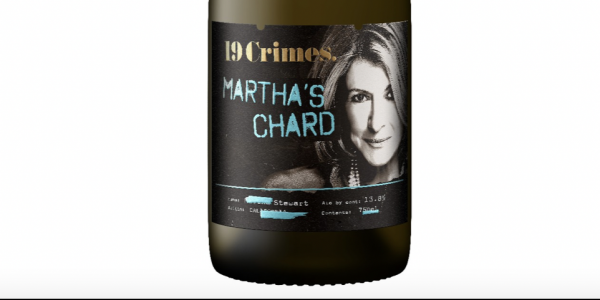 19 Crimes partners with Martha Stewart on California Chardonnay