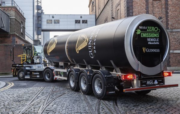 Guinness goes greener with zero emissions transport