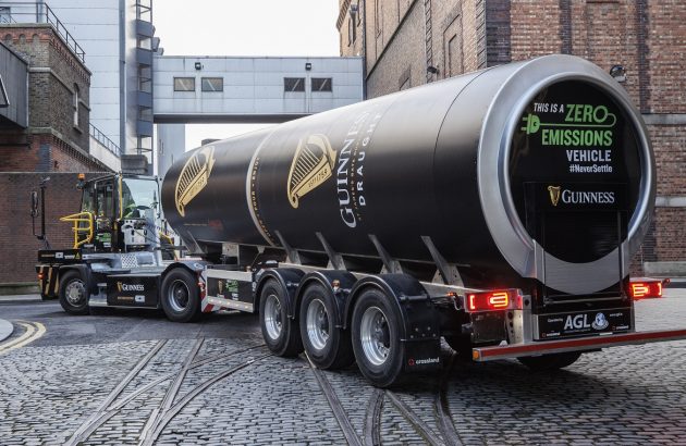 Guinness goes greener with zero emissions transport