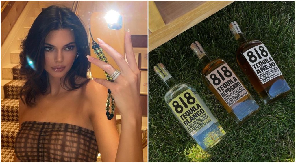 Kendall Jenner 818 Tequila collage