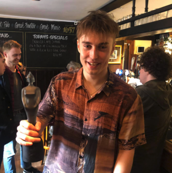 Sam Fender plans to turn his BRIT Award into a beer pump at his local