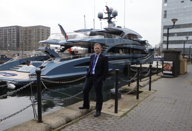 Superyacht with "infinite wine cellar"