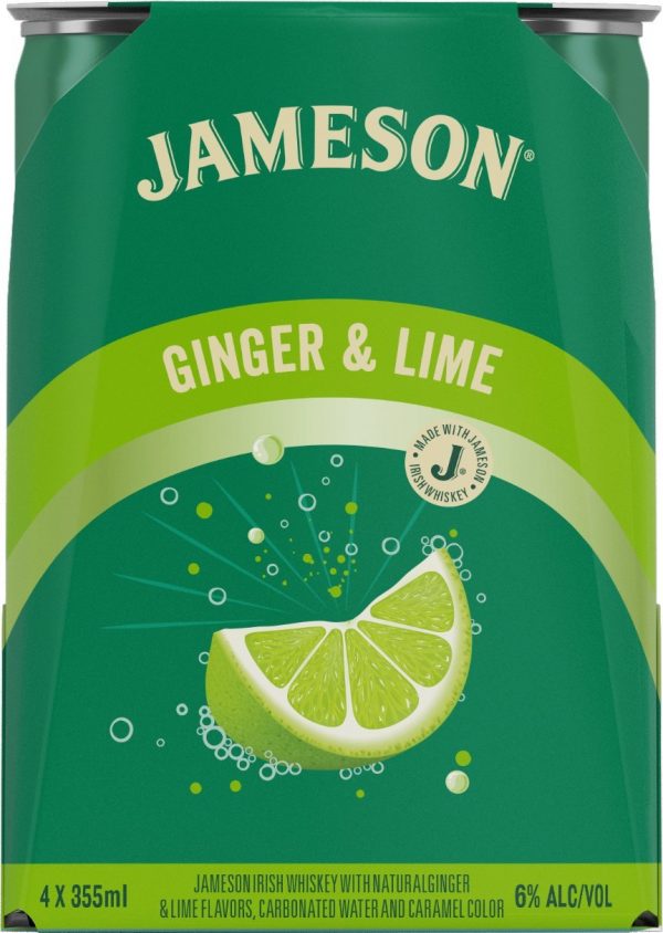 Jameson Ginger & Lime canned cocktail launches in the US