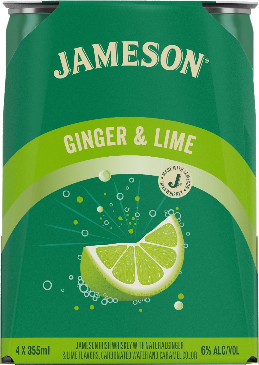 Jameson Ginger & Lime canned cocktail launches in the US