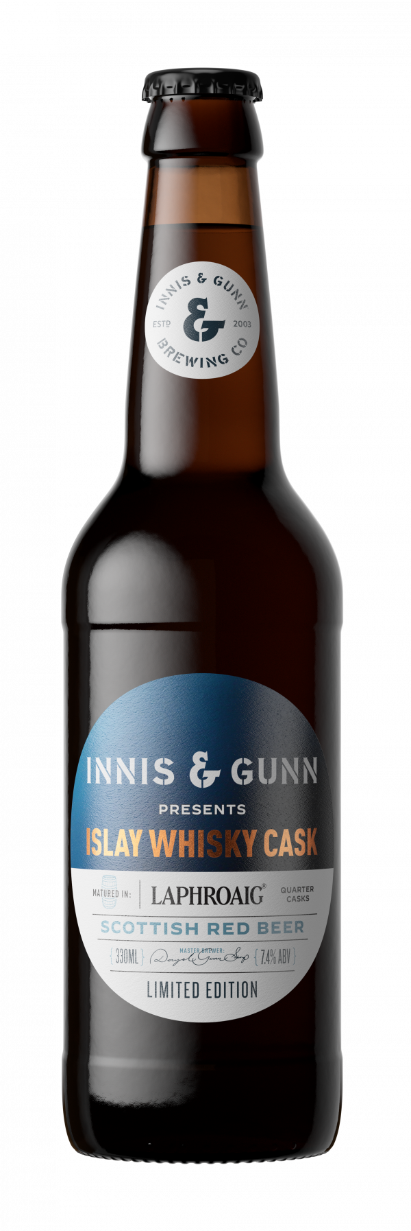 Innis & Gunn revitalises its limited edition Laphoaig ‘Islay Whisky Cask’ beer 