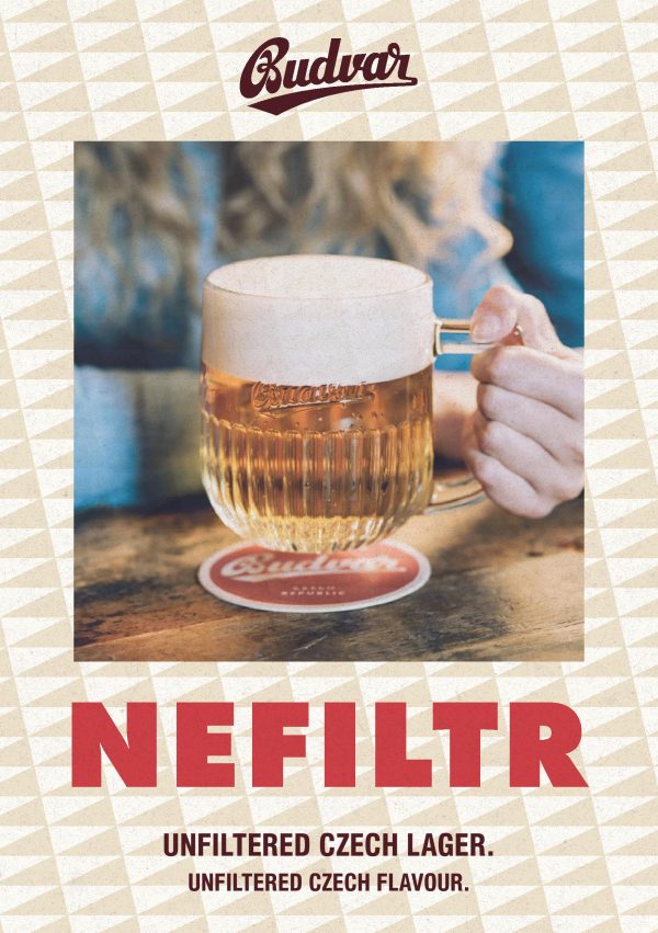 Budweiser Budvar rebrands Kraüsened as Budvar Nefiltr