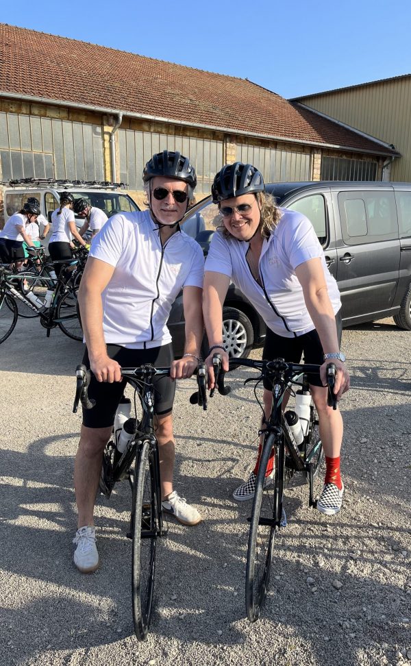 Day 1 of Bike to Care en Bourgogne in pictures