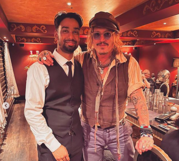 Johnny Depp reportedly spends £50,000 on curry and Champagne in Birmingham