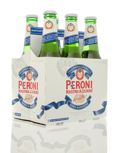 Peroni - most popular beer brands in the UK