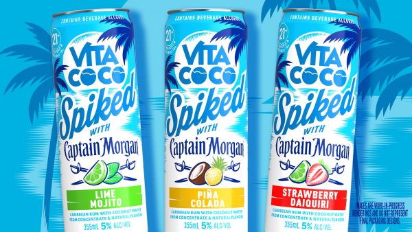 Diageo partners with Vita Coco on Captain Morgan RTD canned cocktails