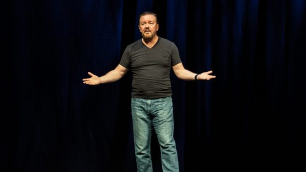 Ricky Gervais bans ice in drinks at his stand-up shows 